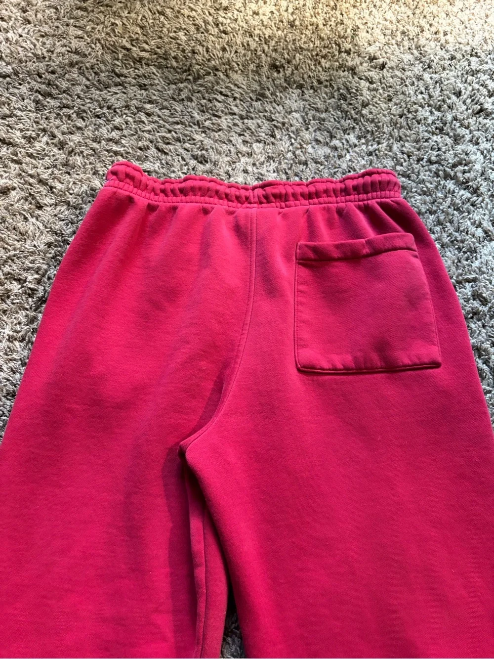Jordan Red Fleece Jogger Pants